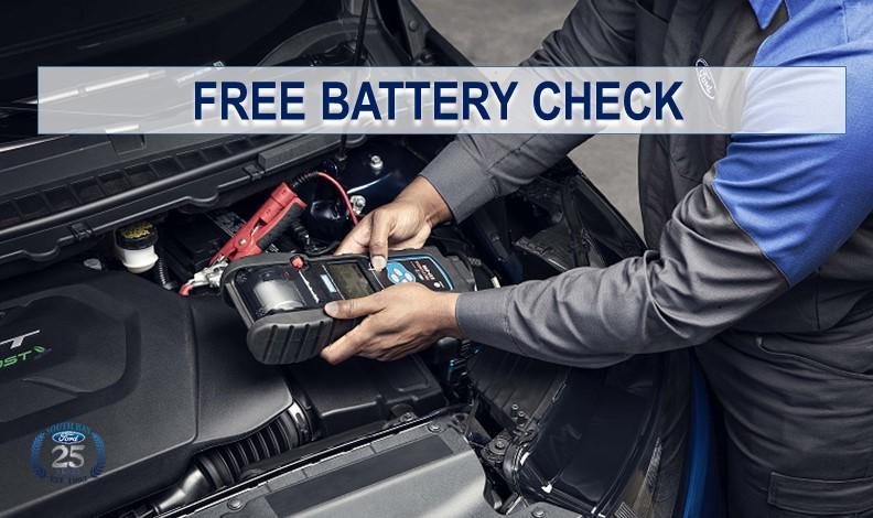 Free Battery Check at South Bay Ford