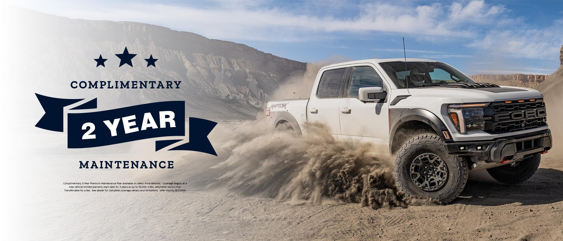 2 Year Complimentary Maintenance | South Bay Ford