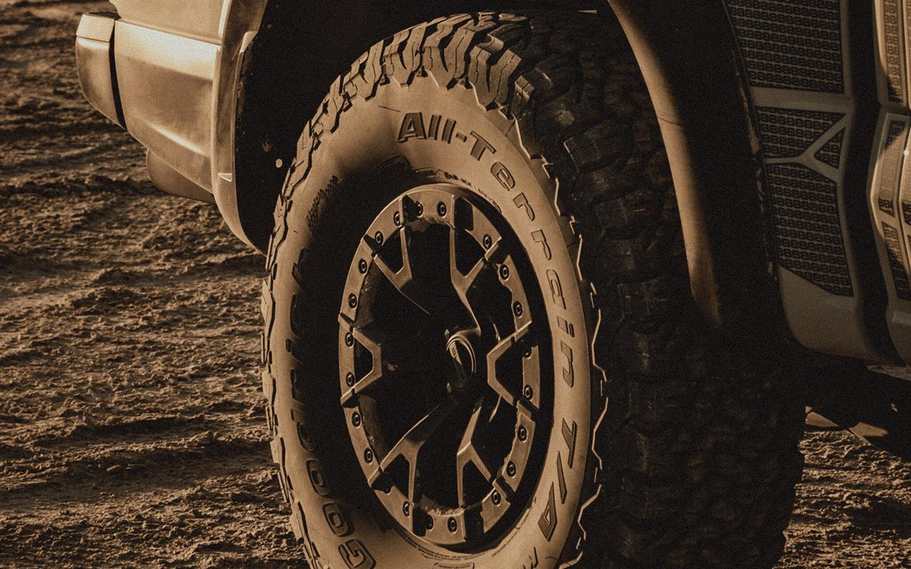 All Terrain tires on the new 2023 F150 Ford Raptor