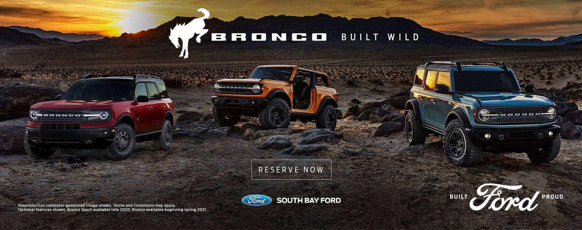Bronco Reserve at South Bay Ford Bronco Reserve at South Bay Ford