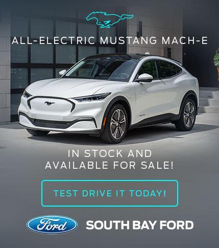 All-Electric Mustang Mach-E - In stock and available for sale! Test drive it today! All-Electric Mustang Mach-E - In stock and available for sale! Test drive it today!