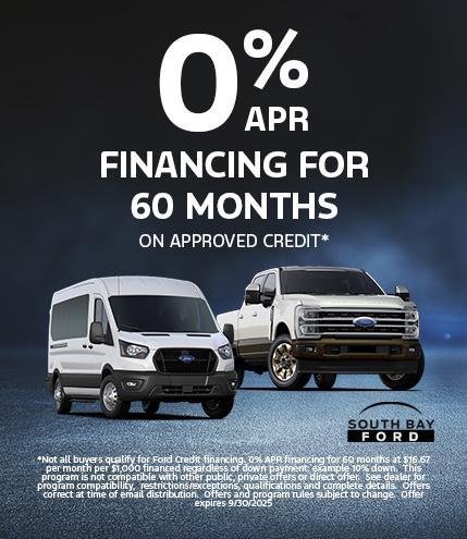 0% APR Financing on Select Ford Super Dutys &amp; Ford Transits | South Bay Ford