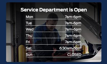 South Bay Ford - Service Department is Open South Bay Ford - Service Department is Open
