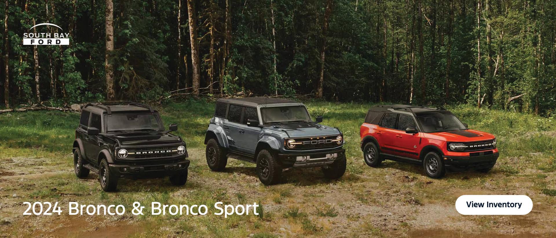 Ford Bronco and Bronco Sport | South Bay Ford