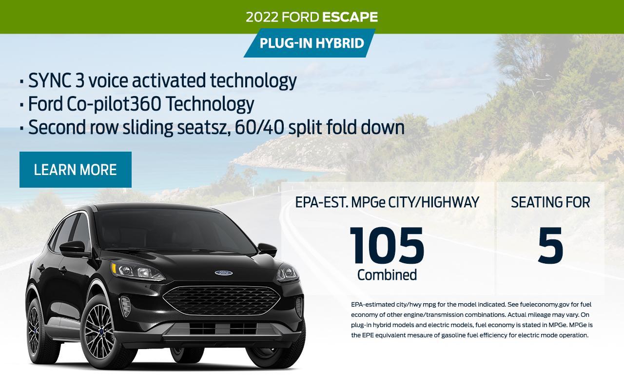 2022 Ford Escape Plug-In Hybrid | South Bay Ford