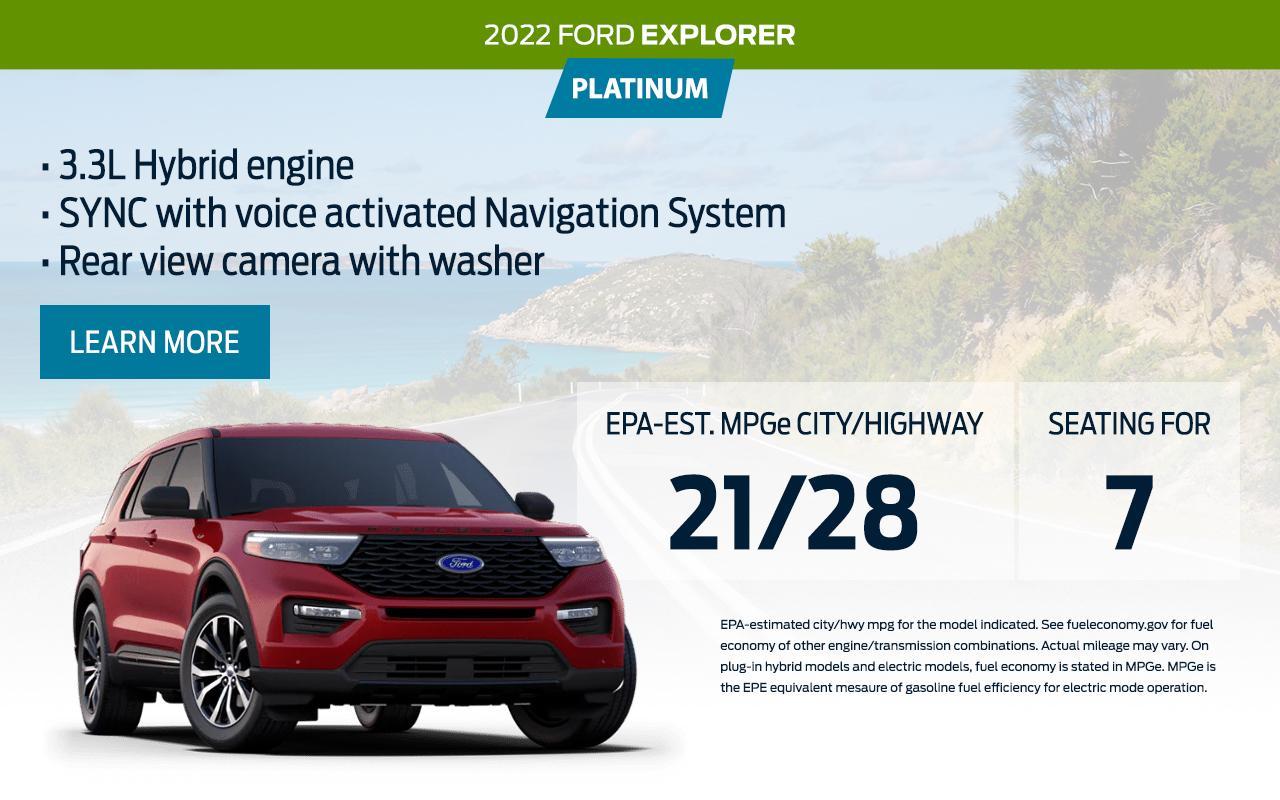 2022 Ford Explorer Hybrid | South Bay Ford 2022 Ford Explorer Hybrid | South Bay Ford
