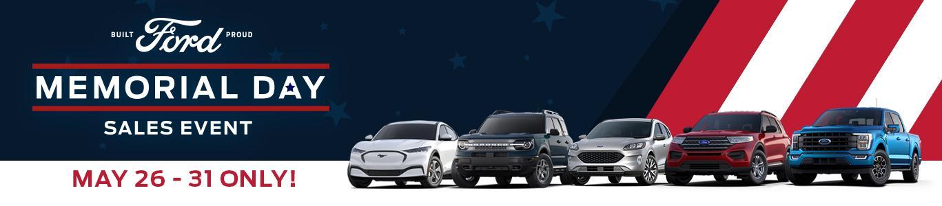 Memorial Day Sales Event | South Bay Ford