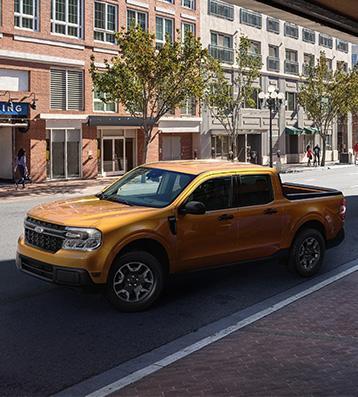2022 Ford F-150 Maverick parked in the street