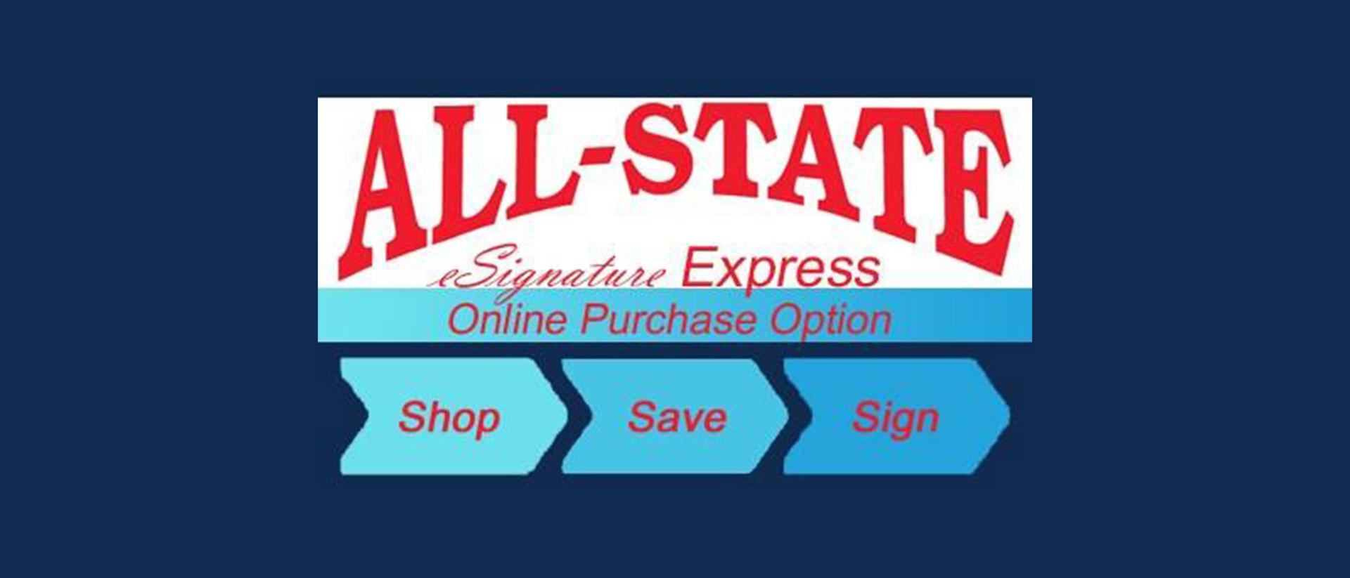 All-State Signature Express Online Purchase Option