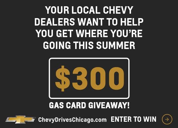 Gas Card Giveaway | Chevy Drives Chicago