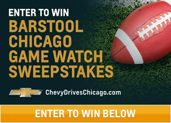 Barstool Chicago Game Watch Contest | Chevy Drives Chicago