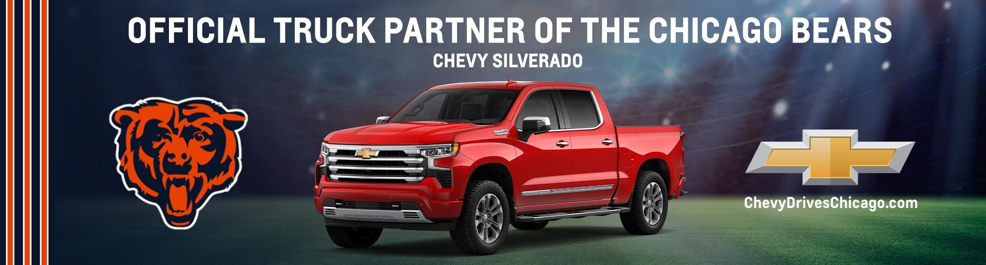 Official Partner of the Chicago Bears | Chevy Drives Chicago