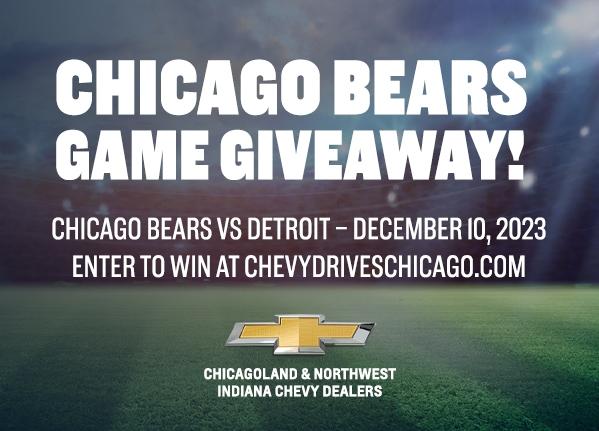 Chevy Drives Chicago Bears Giveaway | Chicagoland and NW Indiana Chevy Dealers
