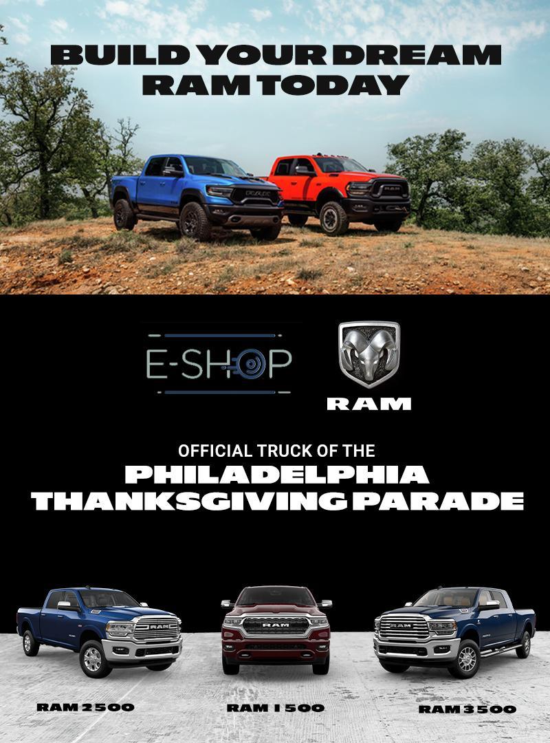 Build Your Dream RAM at your local Mid-Atlantic RAM Dealer | RAM - The Official Truck of the Philadelphia Thanksgiving Parade
