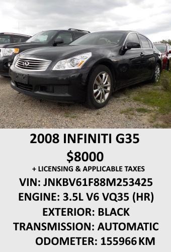 2008 Inifiti G35 AWD 2008 Inifiti G35 AWD