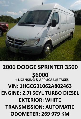 2006 Dodge Sprinter 2006 Dodge Sprinter