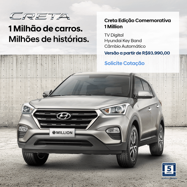 Creta Edição Comemorativa 1 Million Creta Edição Comemorativa 1 Million
