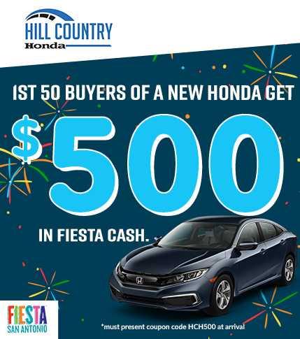 Hill Country Honda Accord Civic Cr V Dealership In San Antonio Fiesta Cash
