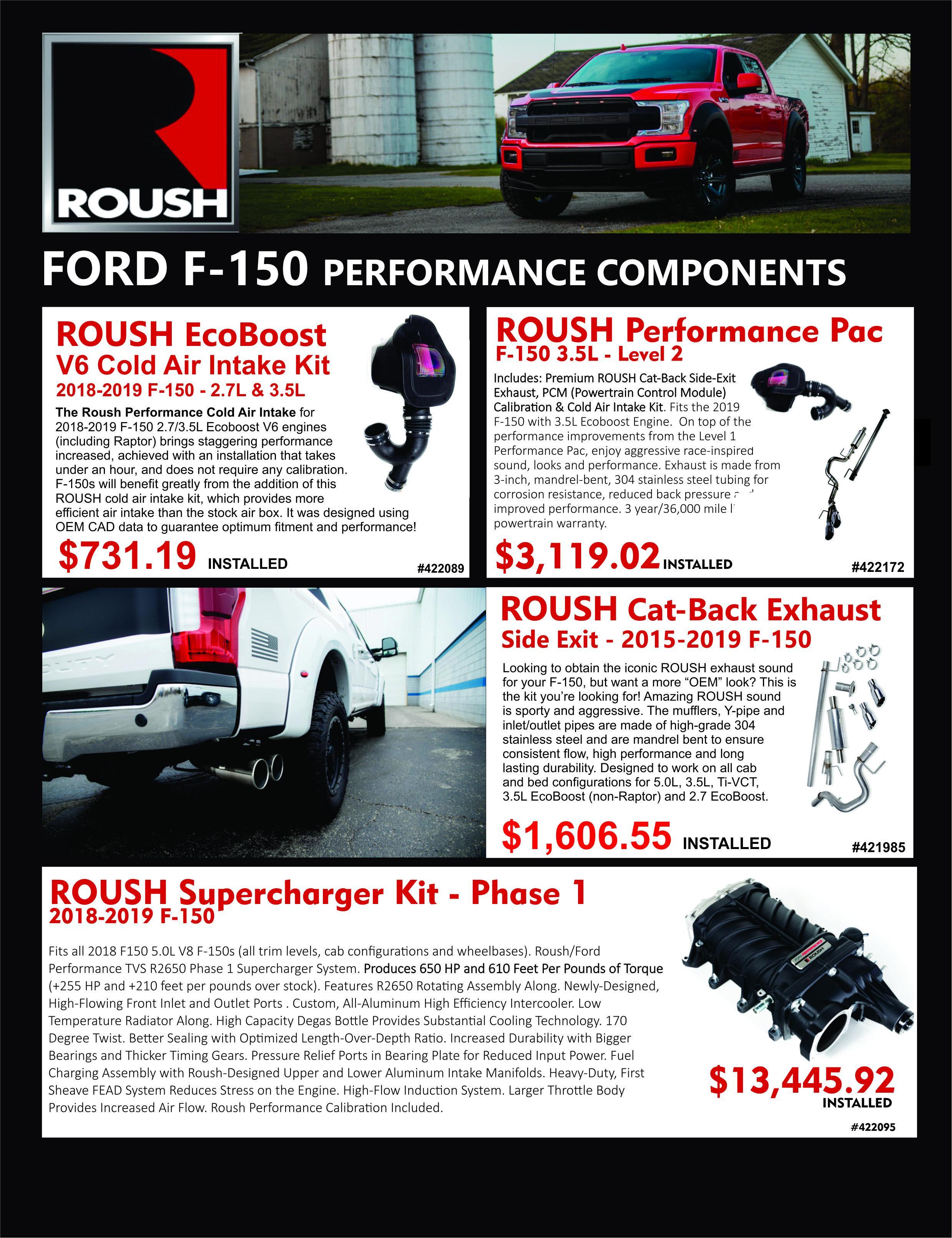 Roush Performance Components! Let Us Roush Your Ride!