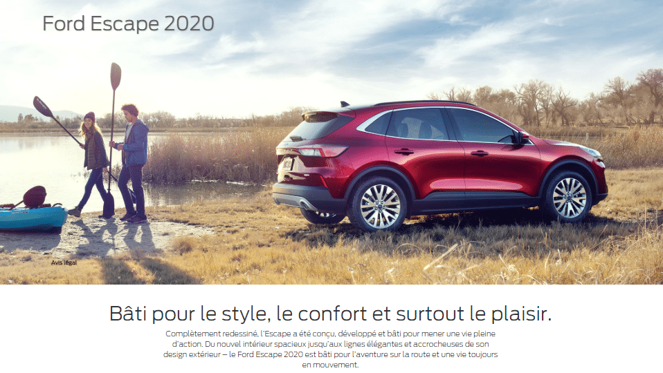 Ford 2020 Escape image Ford 2020 Escape image