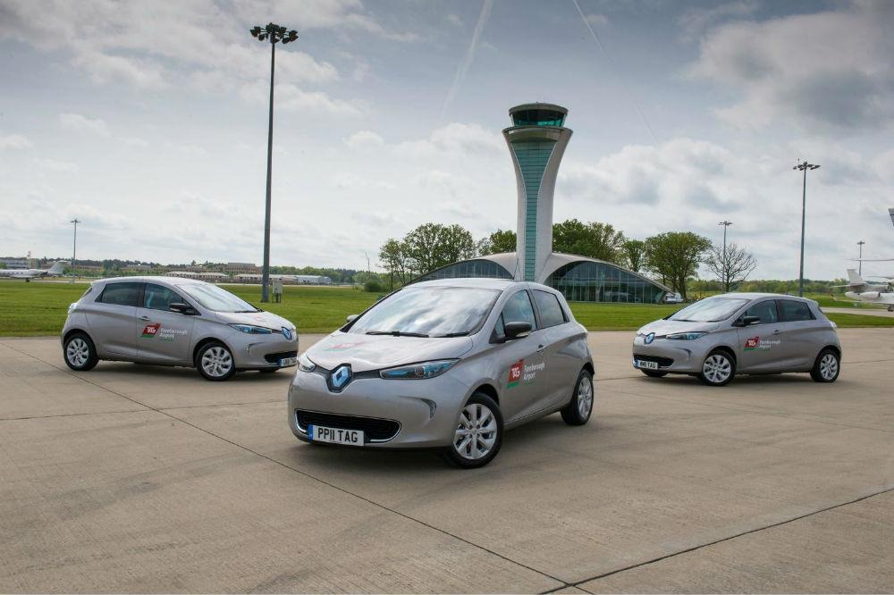 Renault ZOE joins the fleet at TAG Farnborough Airport Renault ZOE joins the fleet at TAG Farnborough Airport