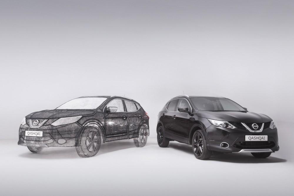 Full-Sized Replica Of Qashqai Black Edition Created Full-Sized Replica Of Qashqai Black Edition Created