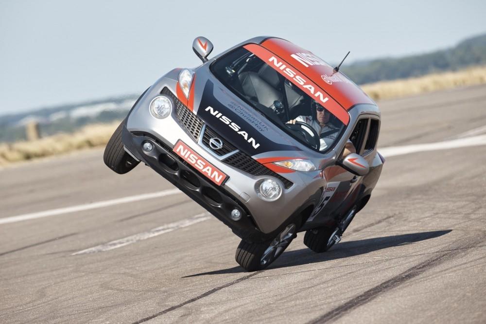 Nissan Juke Goes On Two Wheels For Hoy Nissan Juke Goes On Two Wheels For Hoy