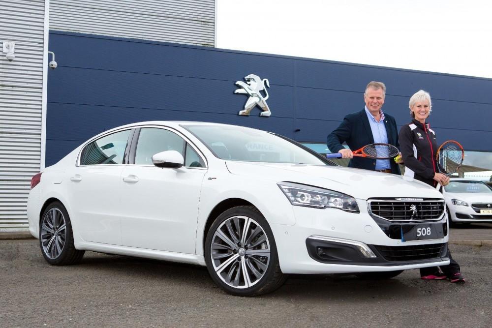Peugeot Serves Up 508 For Tennis Scheme Peugeot Serves Up 508 For Tennis Scheme