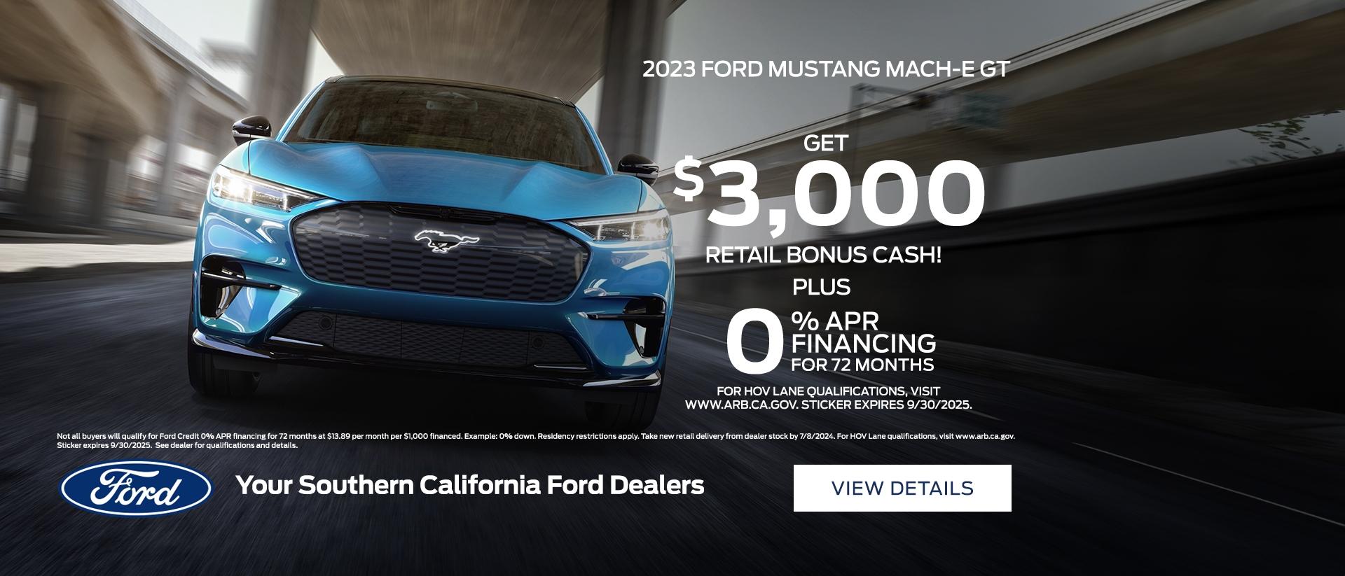 2023 Ford Mustang Mach-E Purchase Offer | Southern California Ford Dealers