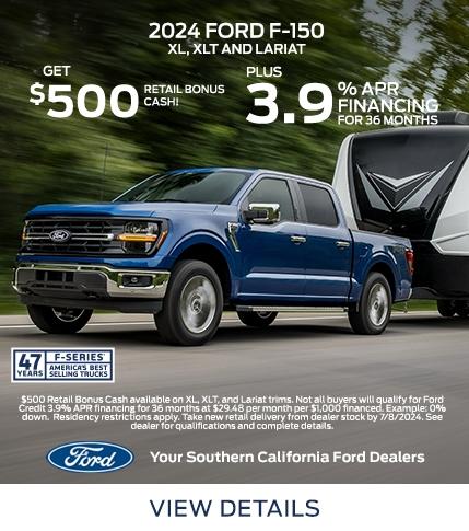 2024 Ford F-150 Purchase Offer | Southern California Ford Dealers
