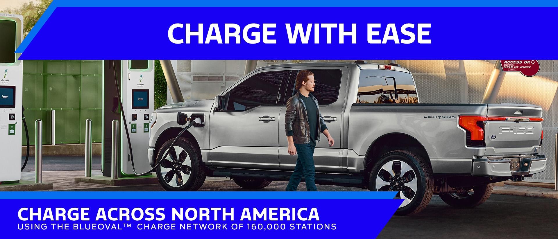 Special Offers for Tesla Owners | Charge Across America Using the BlueOval Charge Network of 106,000 Stations | Southern California Ford Dealers