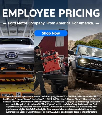 From America For America | Ford Employee Pricing for All | Southern California Ford Dealers
