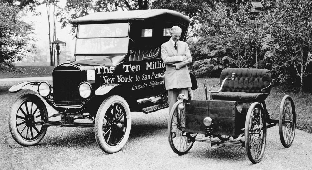 Ford built his first automobile 122 years ago this month