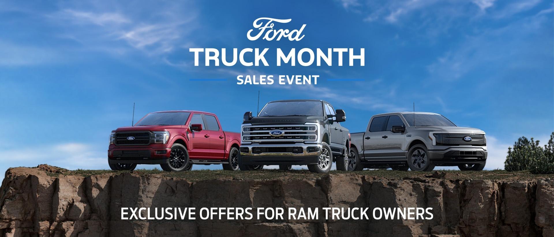 Special Offers for RAM Owners | 2024 Ford F-150 STX &amp; XLT Gas | 2024 Ford F-150 XLT Hybrid | 2024 Ford F-150 Lightning XLT &amp; LARIAT | Southern California Ford Dealers