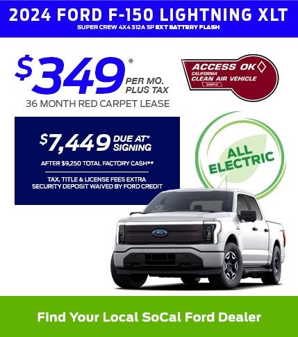Special Offers for Tesla Owners | 2024 Ford F-150 Lightning Lease Offer | Southern California Ford Dealers