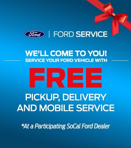 Ford Pickup & Delivery | Ford Service | Southern California Ford Dealers Ford Pickup & Delivery | Ford Service | Southern California Ford Dealers