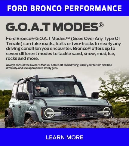 Special Offers for Toyota Owners | Ford Bronco Performance G.O.A.T. Modes | Southern California Ford Dealers