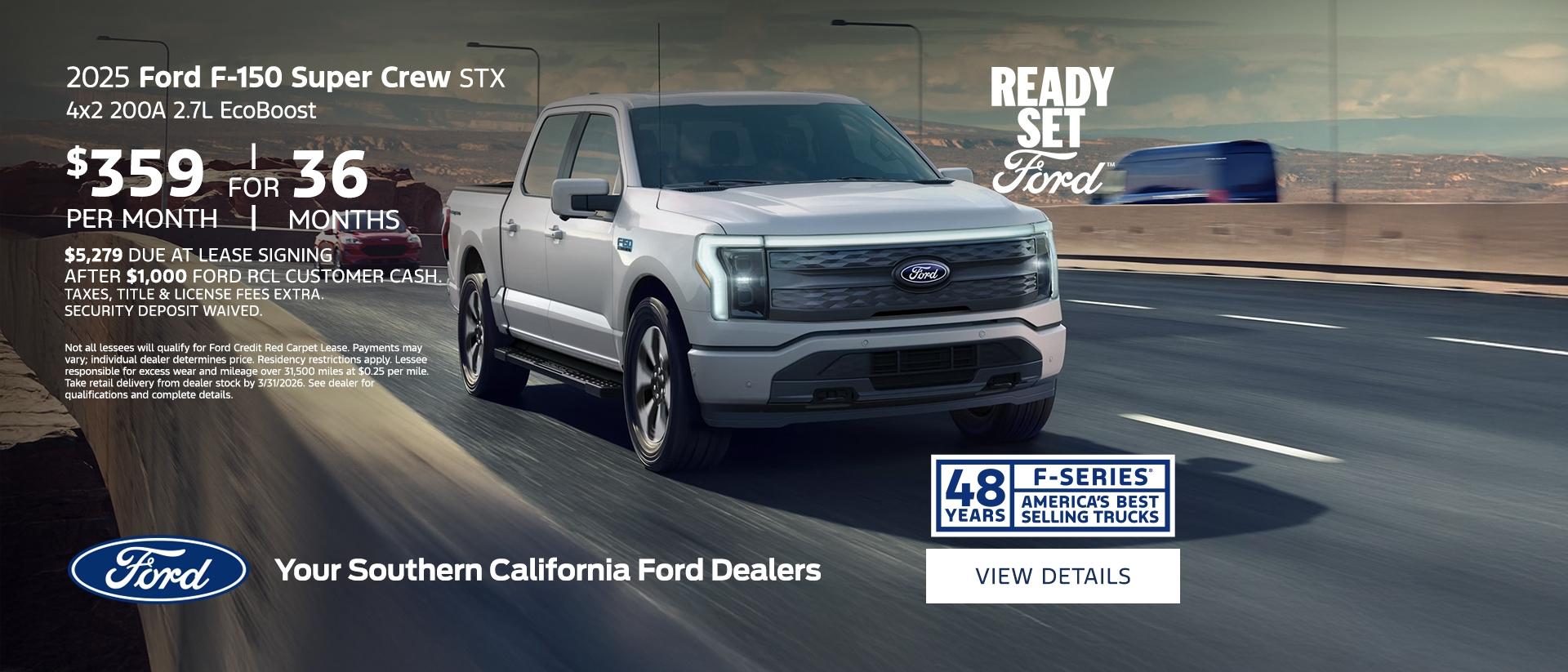 Ford F-150 Lease Offer | Southern California Ford Dealers Ford F-150 Lease Offer | Southern California Ford Dealers