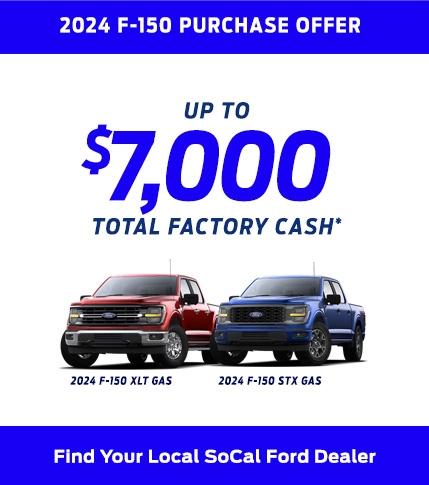 Special Offers for RAM Owners | 2024 F-150 STX &amp; XLT Gas Purchase Offer | Southern California Ford Dealers