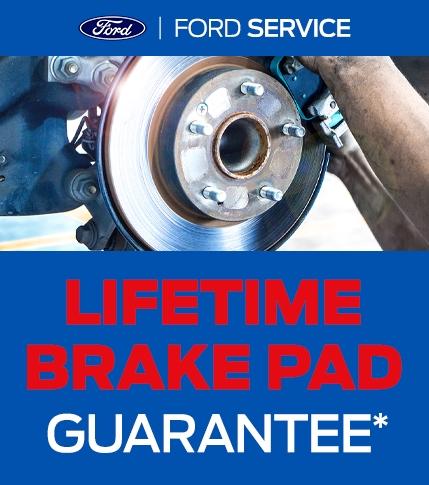 Lifetime Brake Pad Guarantee | Ford Service | Southern California Ford Dealers