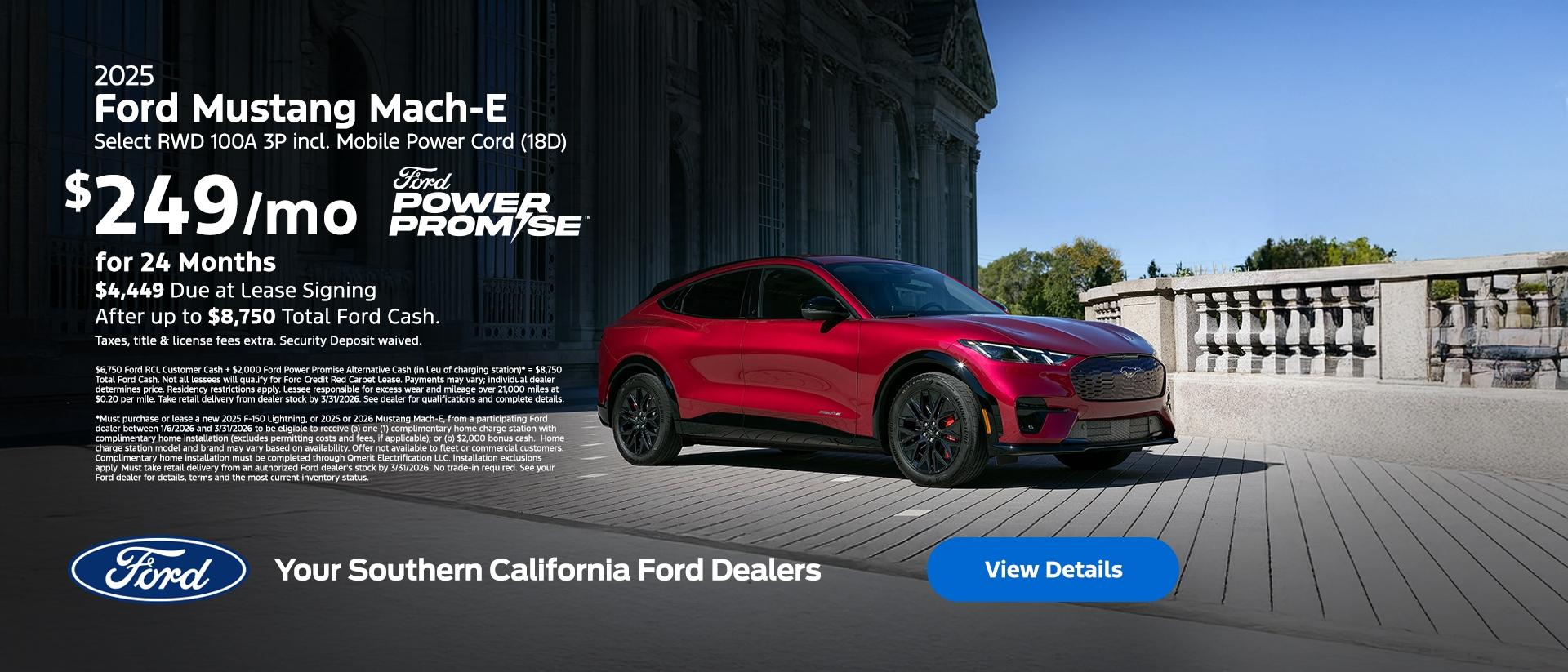 Ford Mustang Mach-E Lease Offer | Southern California Ford Dealers Ford Mustang Mach-E Lease Offer | Southern California Ford Dealers