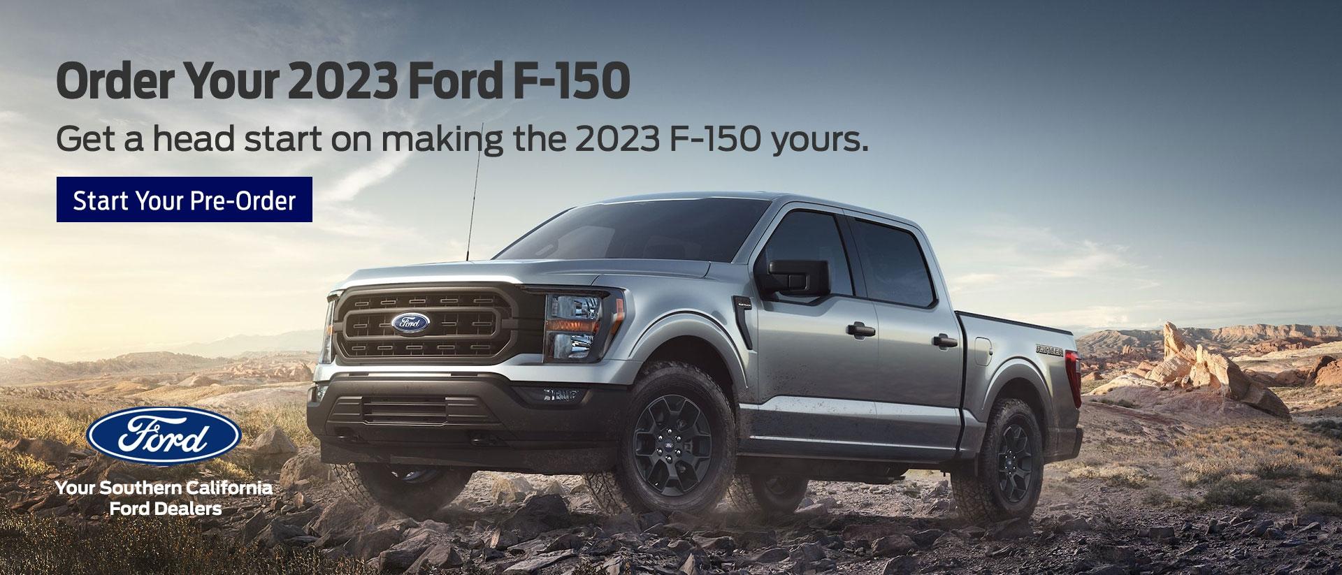 Custom Order Your New 2023 Ford F-150 from Your Local Southern California Ford Dealers