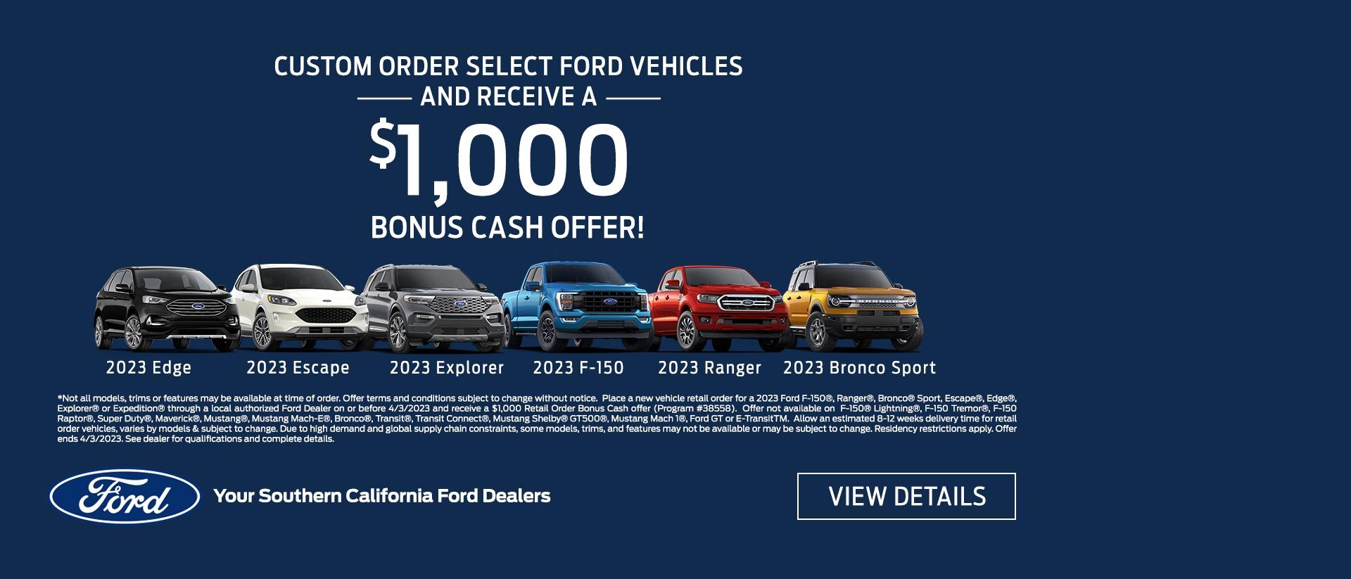Custom Order Your New Ford | Southern California Ford Dealers