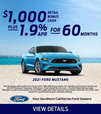 Mustang Offers | Southern California Ford Dealers