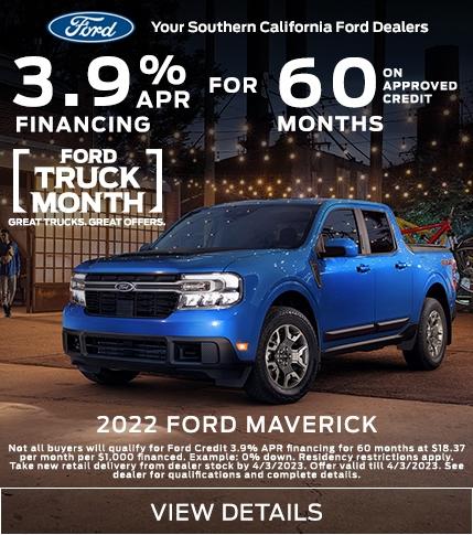 2022 Ford Maverick Purchase Offer | Southern California Ford Dealers