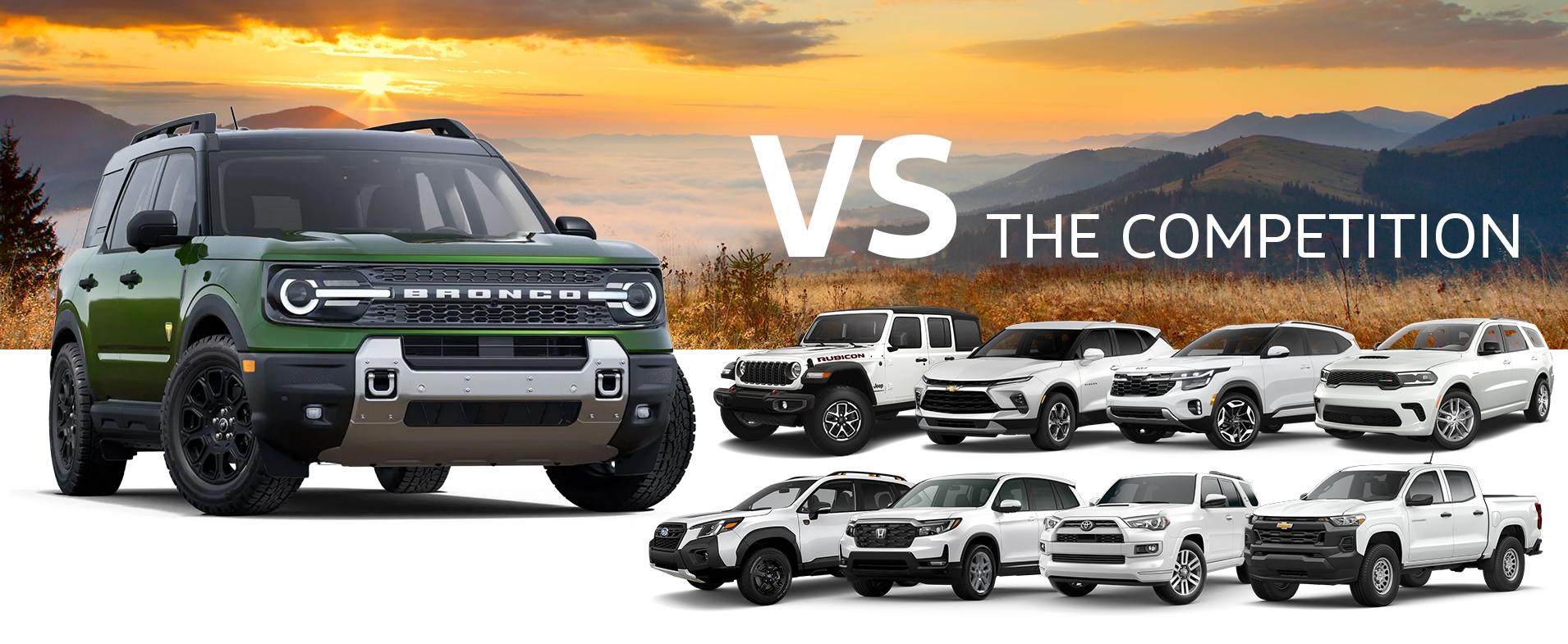 Bronco Sport vs Competition Bronco Sport vs Competition