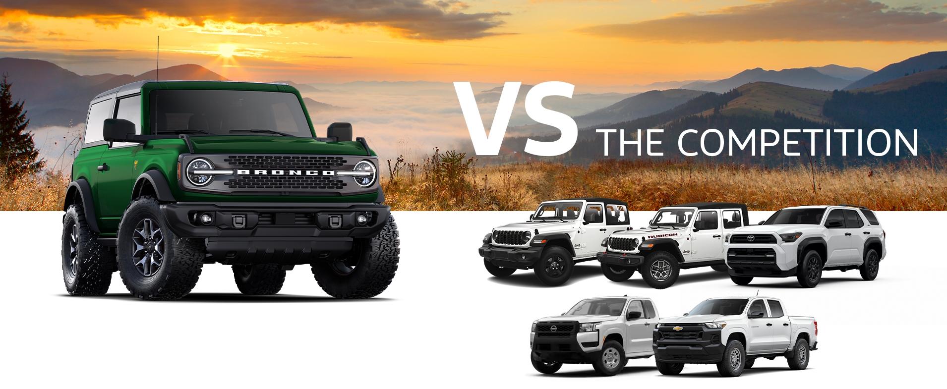 Bronco vs Competition Bronco vs Competition