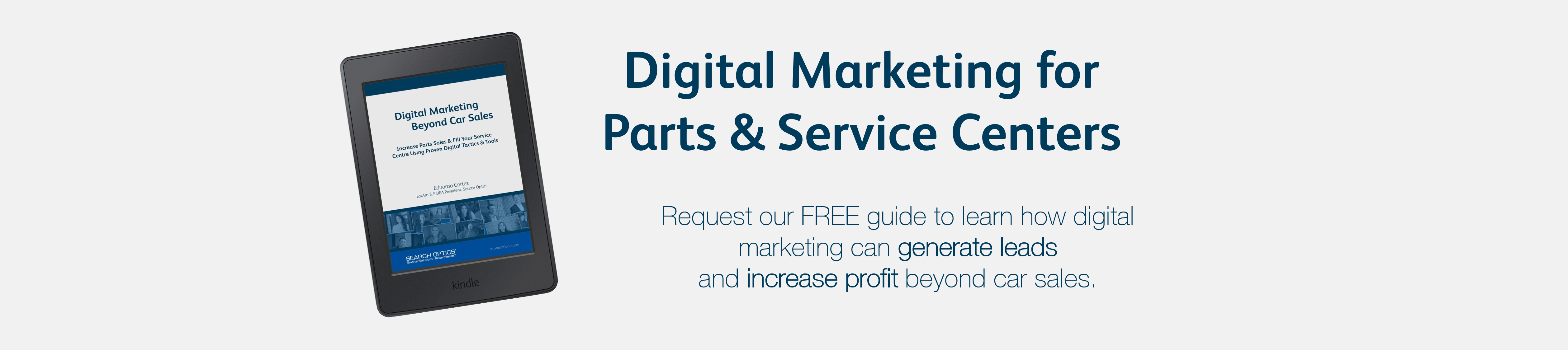 Digital Marketing for  Parts & Service Centers