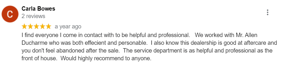 Dealership Review from Carla | Northland Ford Sales Dealership Review from Carla | Northland Ford Sales