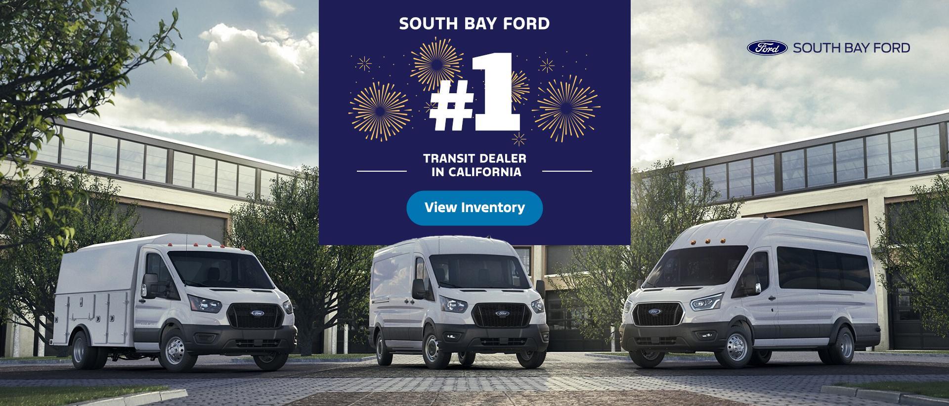 South Bay Ford in Hawthorne, CA is California's #1 Ford Transit Dealer